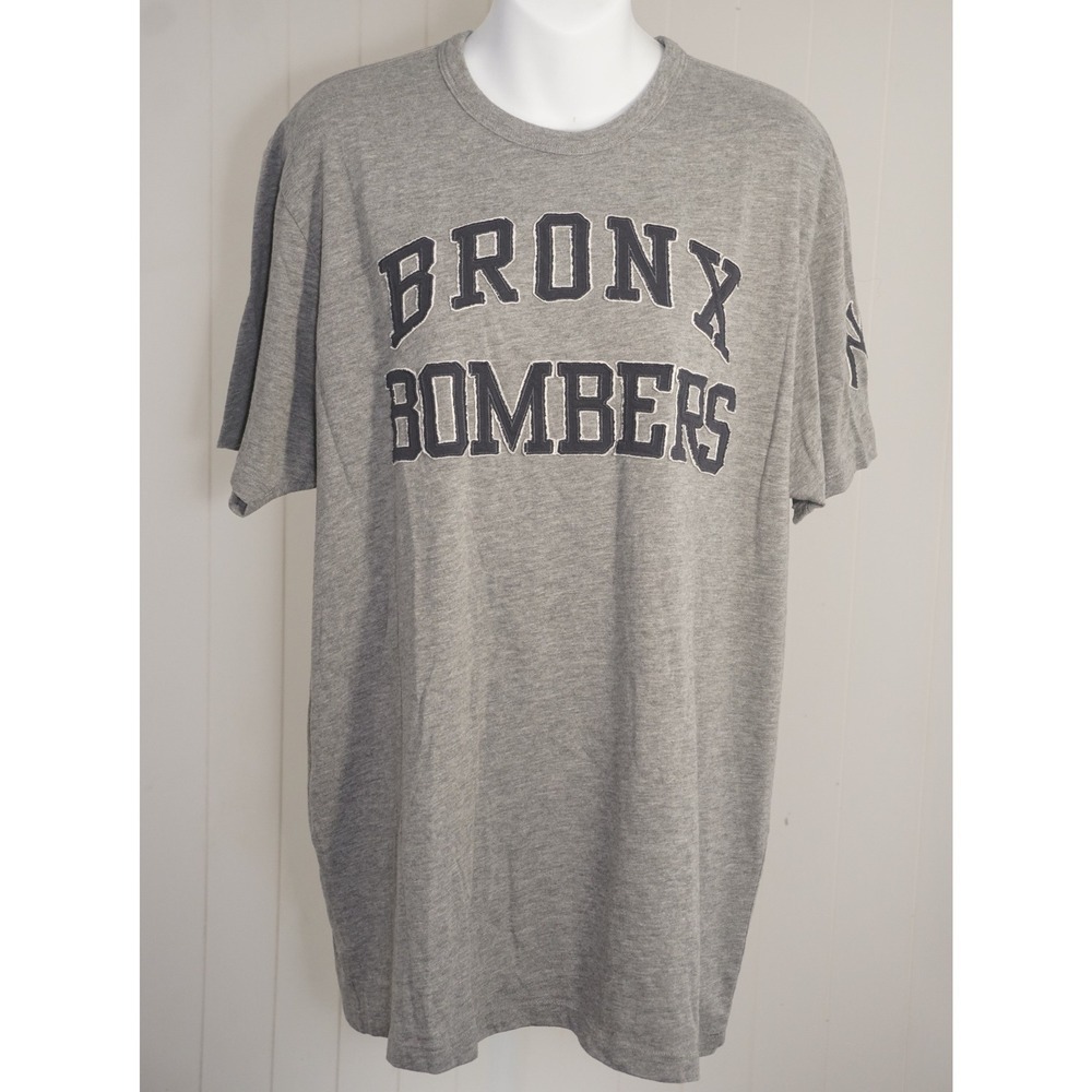 '47 Brand XL New York Yankees Bronx Bombers Heather Gray T-Shirt